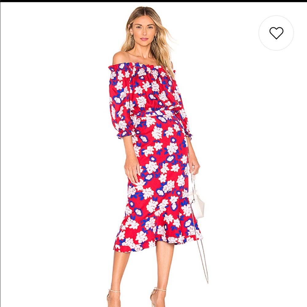 Worn once 🎉host pick🎉 SALONI Grace Dress in Dahlia